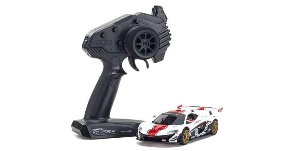 קיושו מיני זי 2x4 MR-03 – מקלארן P1™ GTR אדומה/לבנה מוכנה לנסיעה