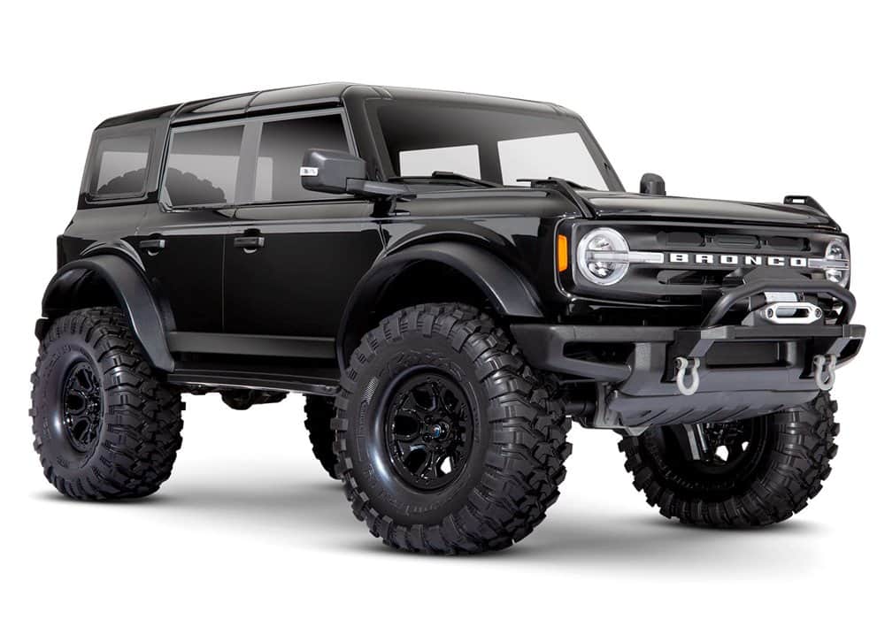 זחלן טרקסס 1/10 דגם ברונקו החדשה TRX-4 הנעה 4X4 מוכן לנסיעה ( שחורה )