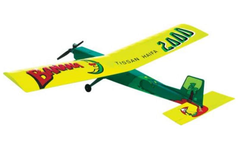 טיסן דלק בשלט רחוק להרכבה עצמית דגם בננה-2000 4 ע' קיט בלבד