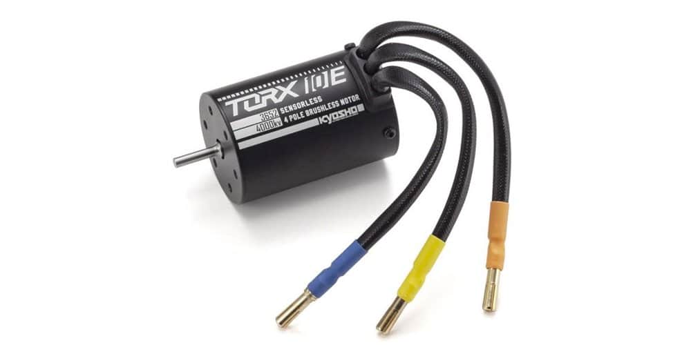 מנוע קיושו בראשלס דגם טורקס 10E במהירות 4000KV תוצרת קיושו לרכבי 1/10 כביש ושטח תוצרת קיושו SPEED HOUSE