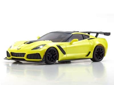 32334Y-MINI-Z RWD Series Ready Set Chevrolet Corvette ZR1 Racing Yellow (with LED) - 2f
