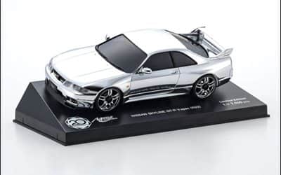 MZP438CS - ASC MA020S Mini-Z CUP 20th Anniversary NISSAN SKYLINE GT-R V.Spec (R33) Chrome Silver -2f