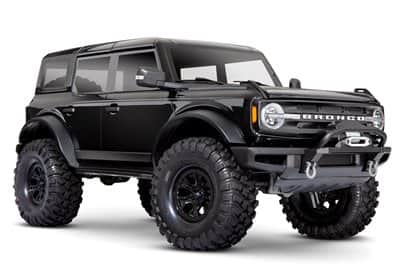 זחלן טרקסס 1/10 דגם ברונקו החדשה TRX-4 הנעה 4X4 מוכן לנסיעה ( שחורה )
