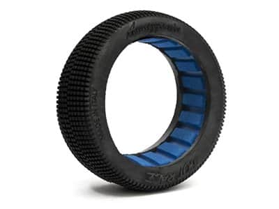 זוג צמיגים עם ספוגים הוט רייס חתך אמזוניה בתרכובת בינונית ( MEDIUM ) לרכבי 1/8 באגי