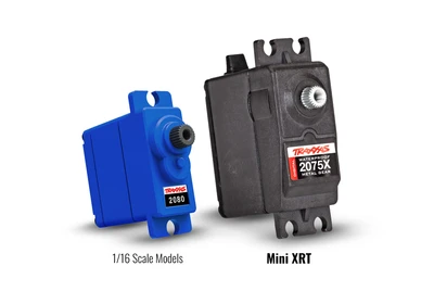 טרקסס מיני XRT מוכנה לנסיעה - בראשלס 4X4 בגודל 1/16 בצבע אדום (ללא סוללה ומטען )