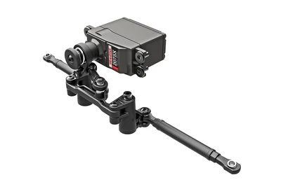 טרקסס מיני XRT מוכנה לנסיעה - בראשלס 4X4 בגודל 1/16 בצבע כחול (ללא סוללה ומטען )