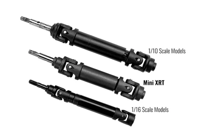 טרקסס מיני XRT מוכנה לנסיעה - בראשלס 4X4 בגודל 1/16 בצבע כחול (ללא סוללה ומטען )