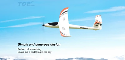 דאון חשמלי דגם T1800 חברת TOPRC ARF מוטות כנף 1800 מ"מ מנוע עילי