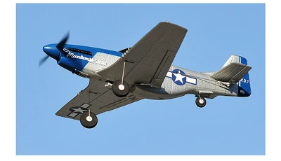 טיסן חשמלי TOP-RC ארבעה ערוצים למתקדמים כנף תחתית דגם מוסטנג P-51D