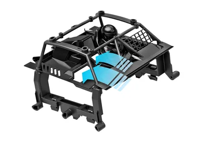 טרקסס מיני סלאש 4X4 בראשלס מוכנה לנסיעה בגודל 1/16 בצבע ירוק