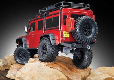 TRX-4-3qtr-Rear-Rocks-Red