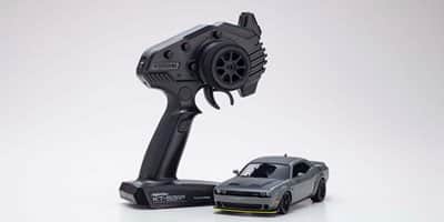 קיושו מיני זי 4X4 דודג' צ'לנג'ר HELLCAT אפורה מוכנה לנסיעה