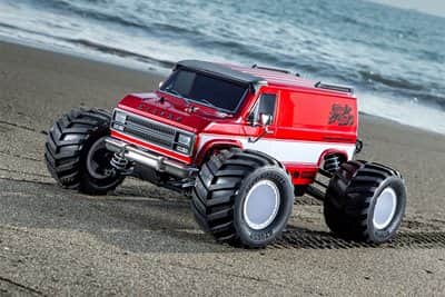 קיושו מאד ואן בראשלס - 1/10 4X4 מאנסטר טראק חשמלית מוכנה לנסיעה