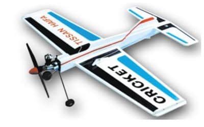 טיסן דלק כבלים ממונע להרכבה עצמית דגם צרצר - סט מושלם